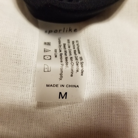 NwT bikini high waisted twisted bra with tie back detail medium - Picture 8 of 8